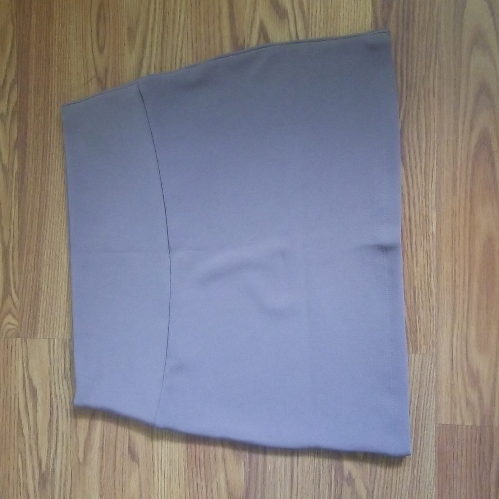 Taupe Mini Skirt